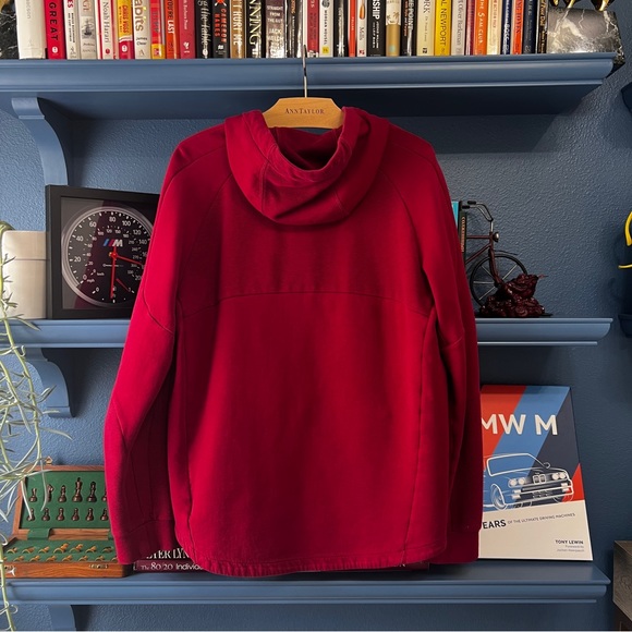 Puma Burgundy Zip Up Hooded Jacket Men’s - Picture 6 of 16